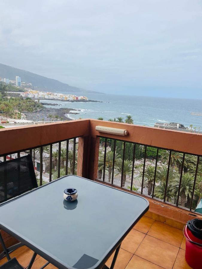 Апартаменты Magnificent Studio With A Terrace Overlooking The Sea! Пуэрто-де-ла-Крус Экстерьер фото