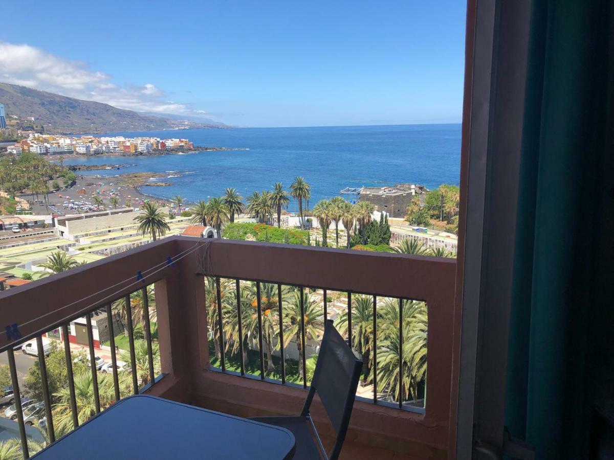Апартаменты Magnificent Studio With A Terrace Overlooking The Sea! Пуэрто-де-ла-Крус Экстерьер фото